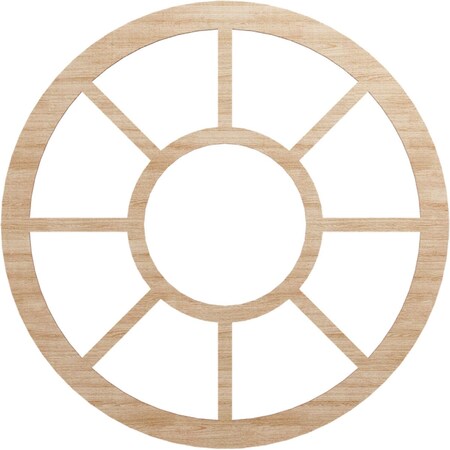 Ekena Millwork Grace Wood Fretwork Pierced Ceiling Medallion, Alder, 32"OD x 11 5/8"ID x 1/4"T CMWP32X0250GRAL